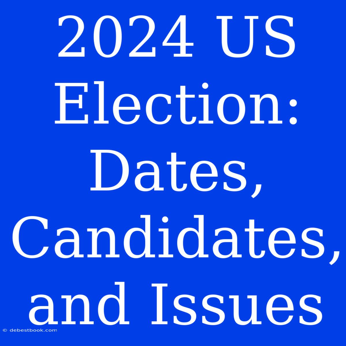 2024 US Election: Dates, Candidates, And Issues