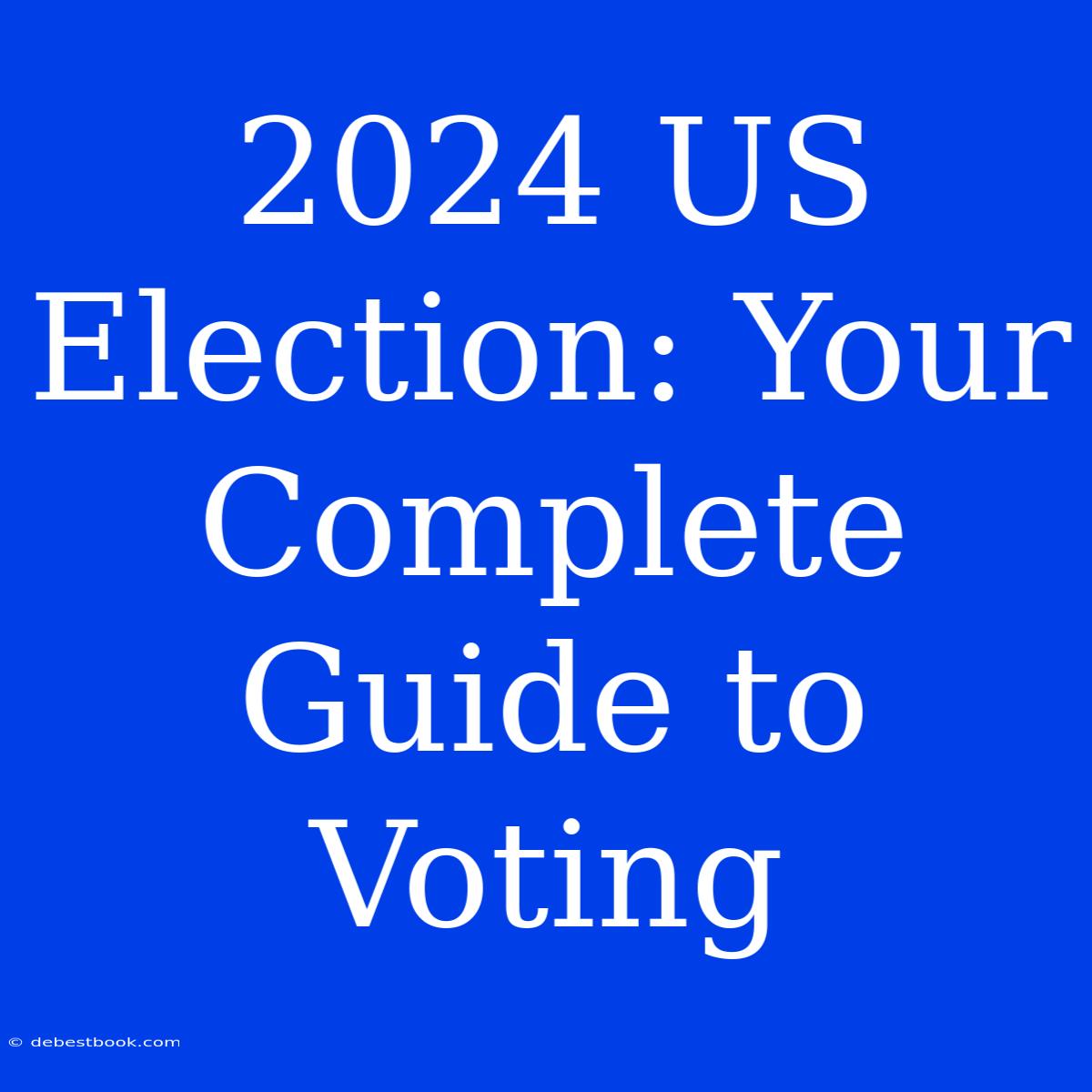 2024 US Election: Your Complete Guide To Voting