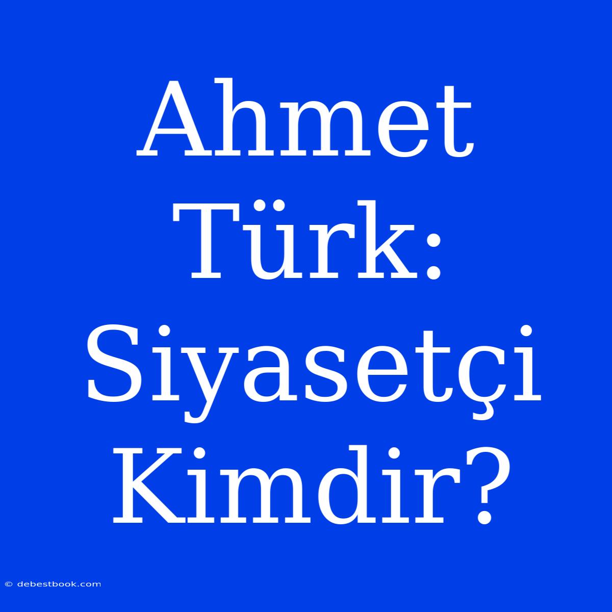 Ahmet Türk: Siyasetçi Kimdir?