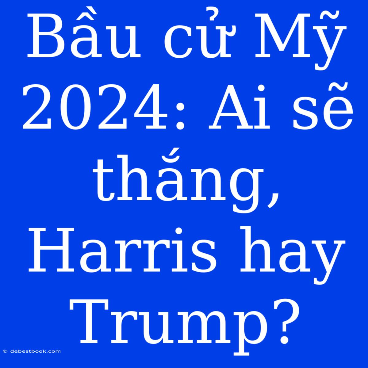 Bầu Cử Mỹ 2024: Ai Sẽ Thắng, Harris Hay Trump?