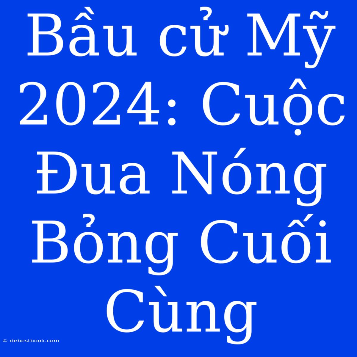 Bầu Cử Mỹ 2024: Cuộc Đua Nóng Bỏng Cuối Cùng