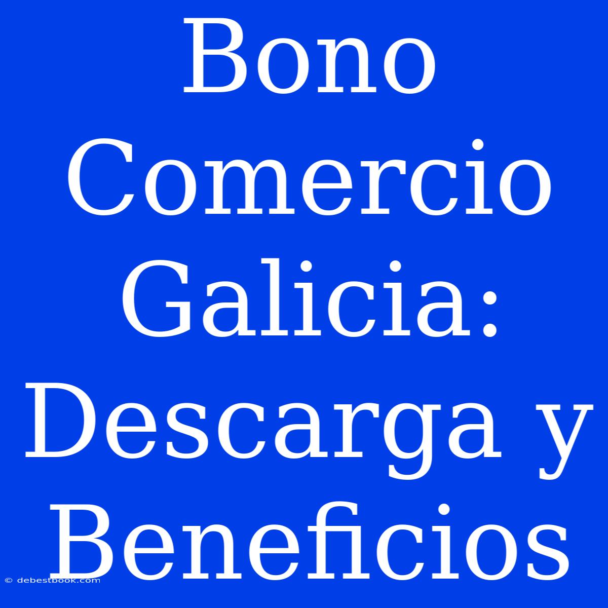 Bono Comercio Galicia: Descarga Y Beneficios