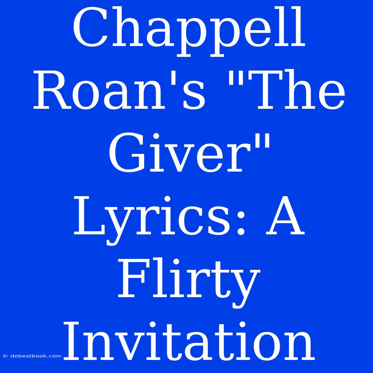 Chappell Roan's 