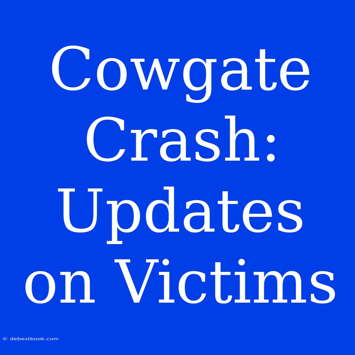 Cowgate Crash: Updates On Victims 