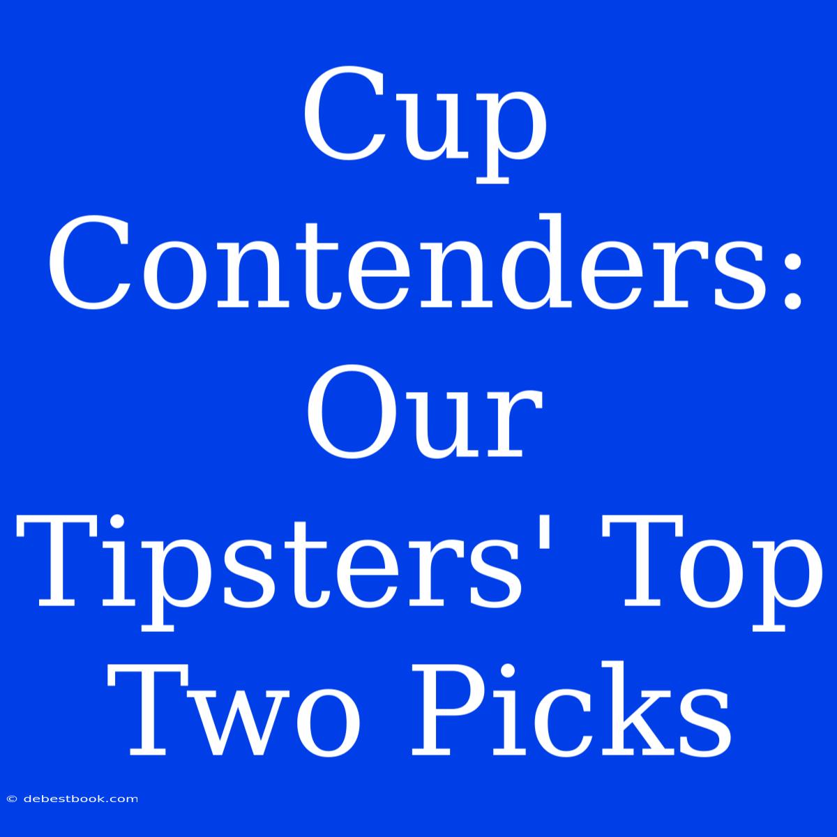 Cup Contenders: Our Tipsters' Top Two Picks