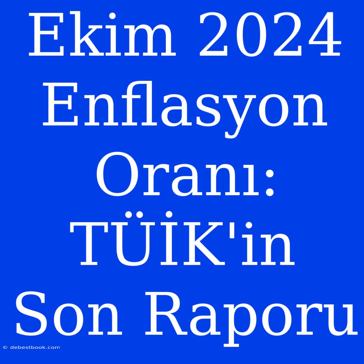 Ekim 2024 Enflasyon Oranı: TÜİK'in Son Raporu