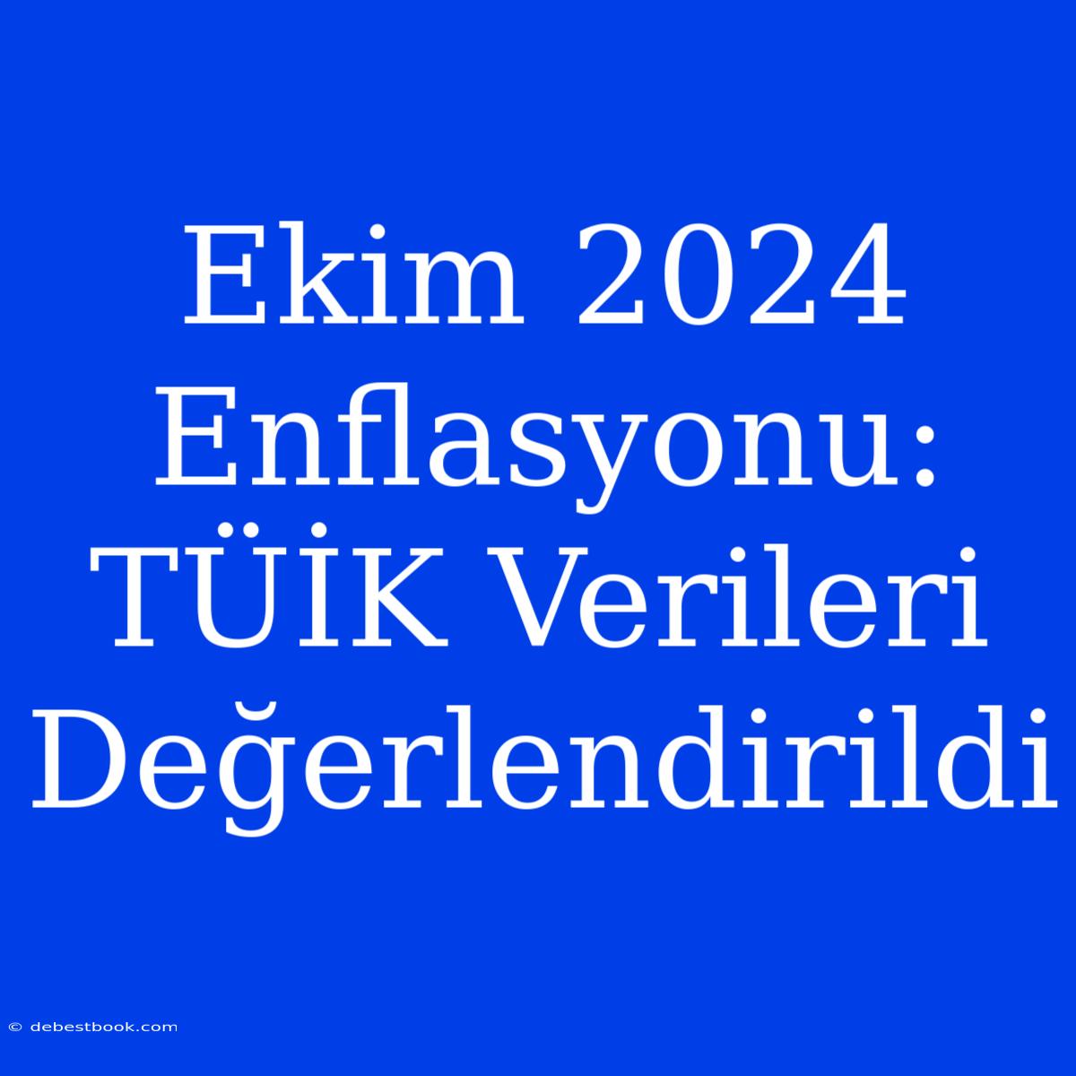 Ekim 2024 Enflasyonu: TÜİK Verileri Değerlendirildi