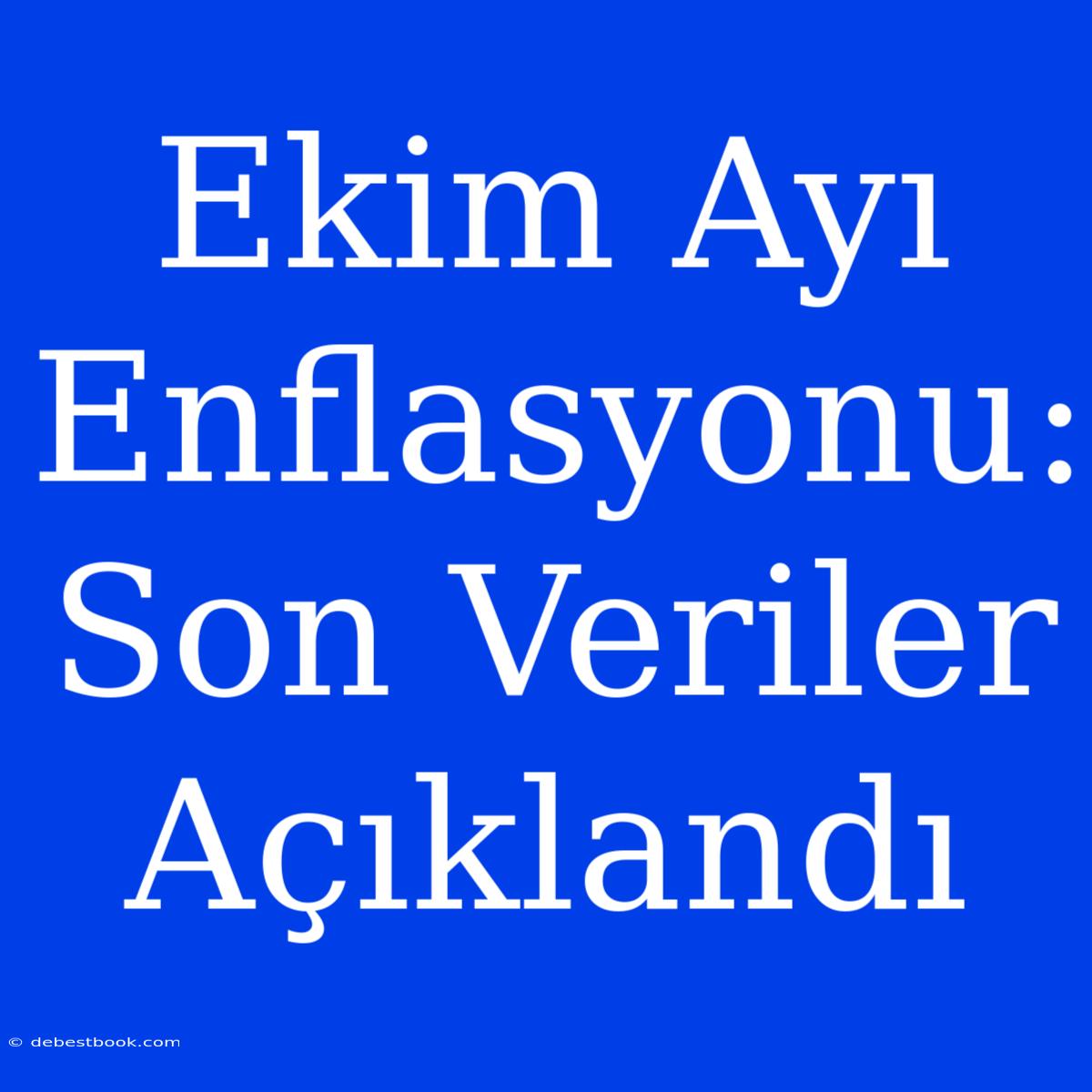 Ekim Ayı Enflasyonu: Son Veriler Açıklandı