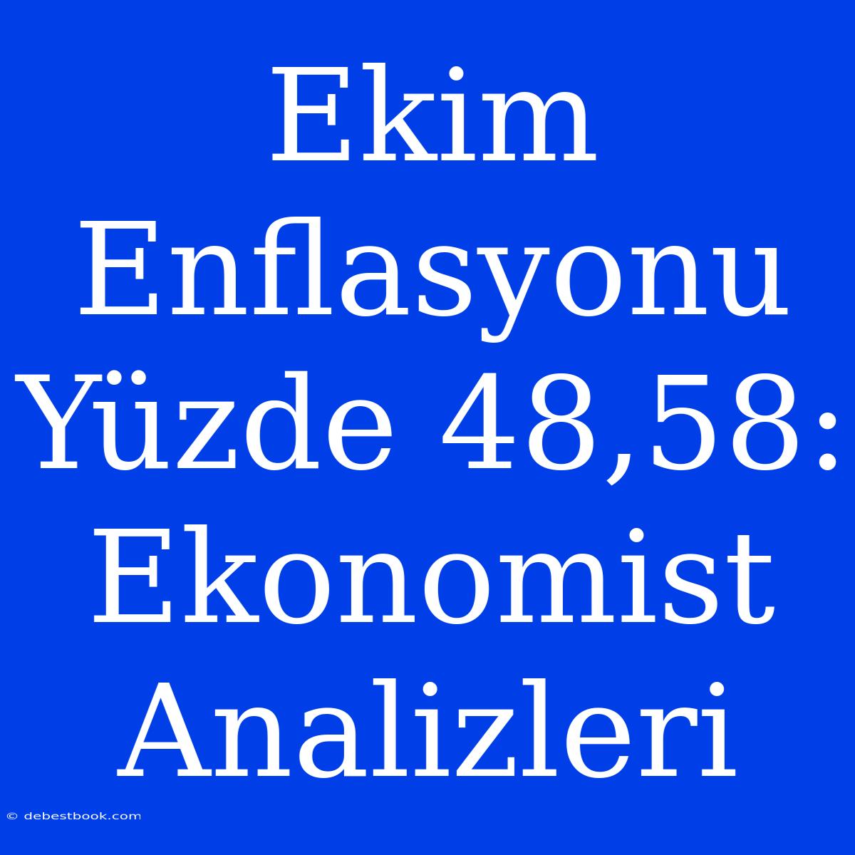 Ekim Enflasyonu Yüzde 48,58: Ekonomist Analizleri