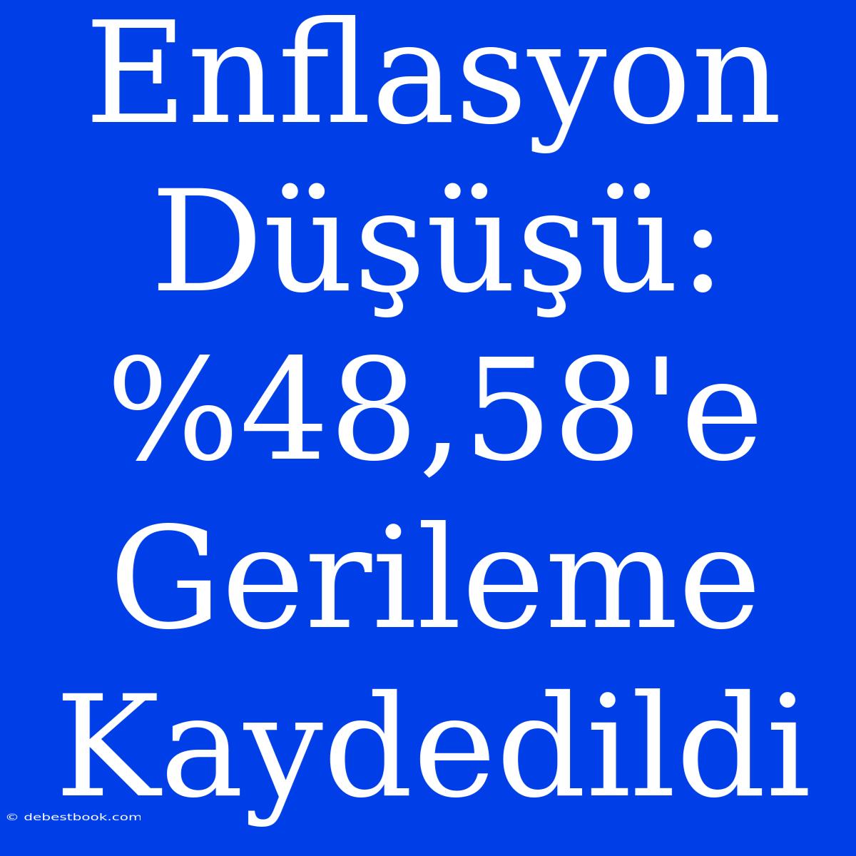 Enflasyon Düşüşü: %48,58'e Gerileme Kaydedildi 