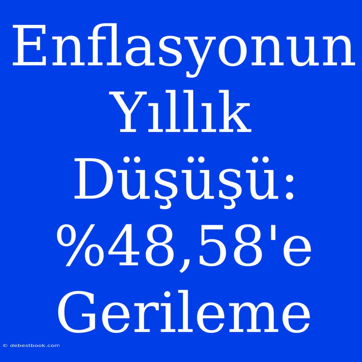 Enflasyonun Yıllık Düşüşü: %48,58'e Gerileme