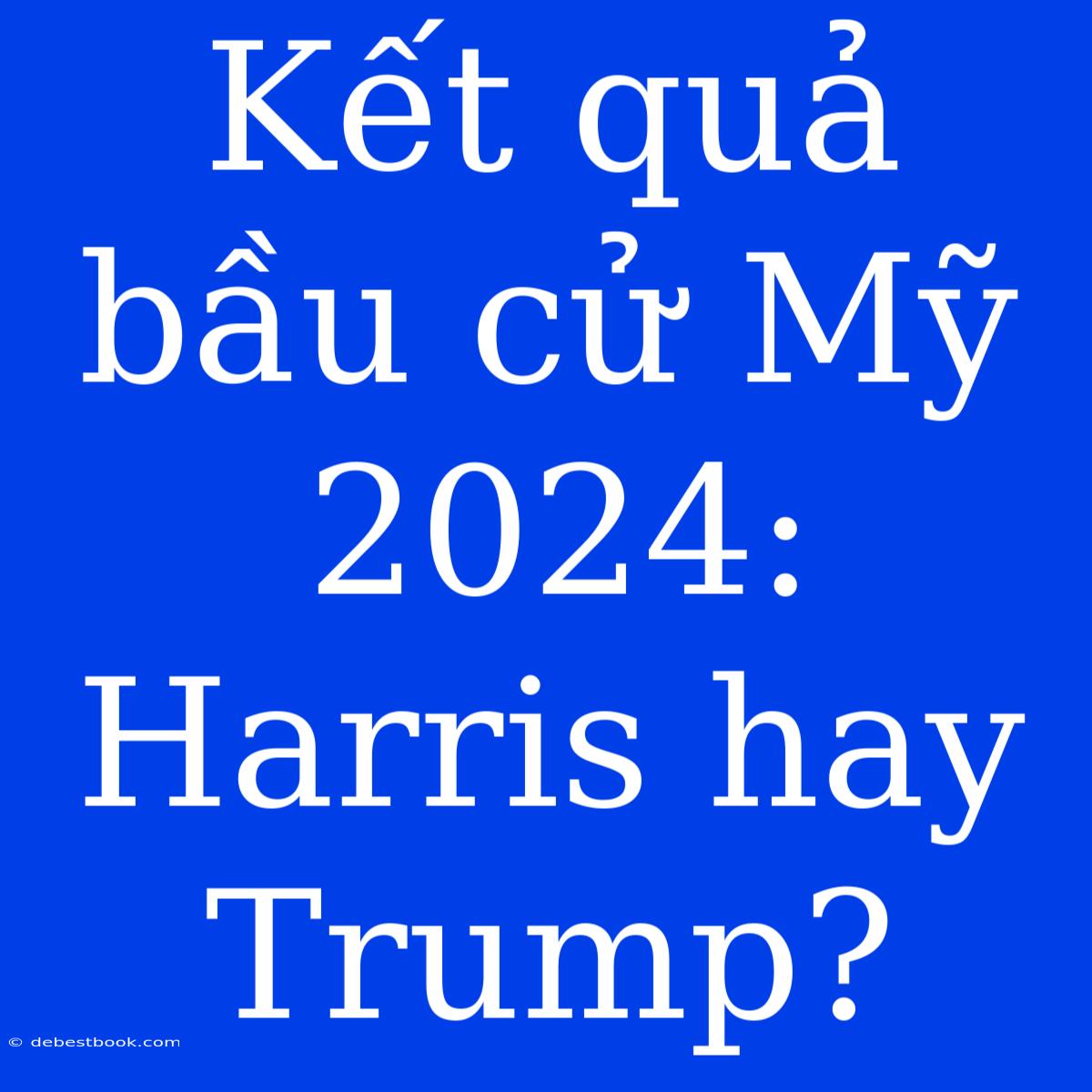 Kết Quả Bầu Cử Mỹ 2024: Harris Hay Trump?