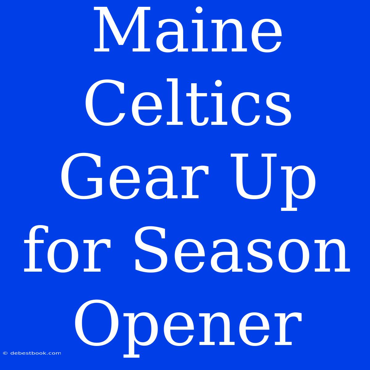 Maine Celtics Gear Up For Season Opener