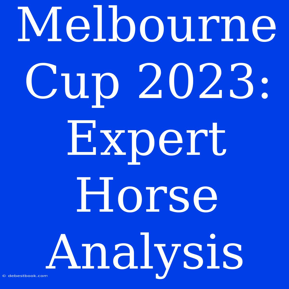 Melbourne Cup 2023: Expert Horse Analysis 