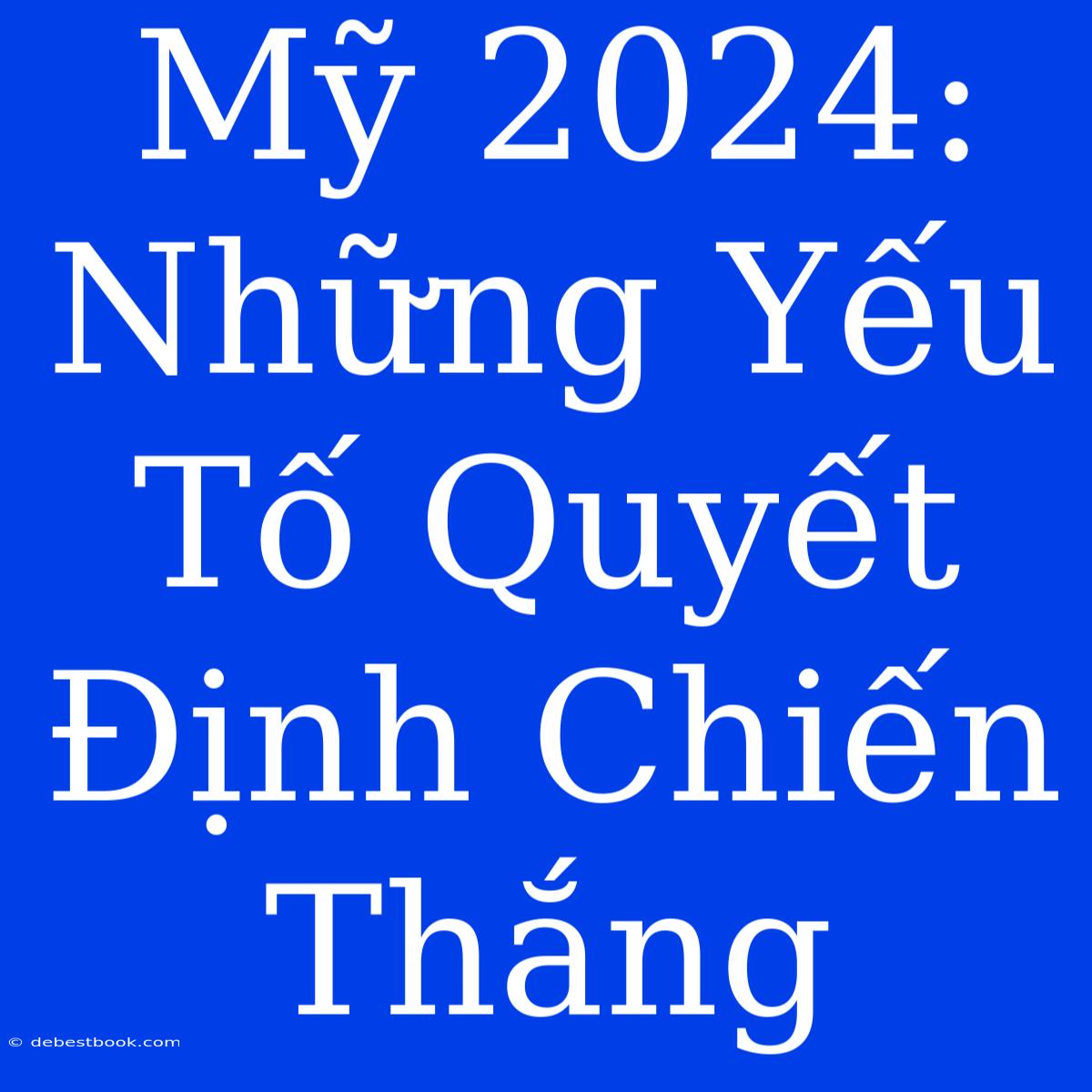 Mỹ 2024: Những Yếu Tố Quyết Định Chiến Thắng