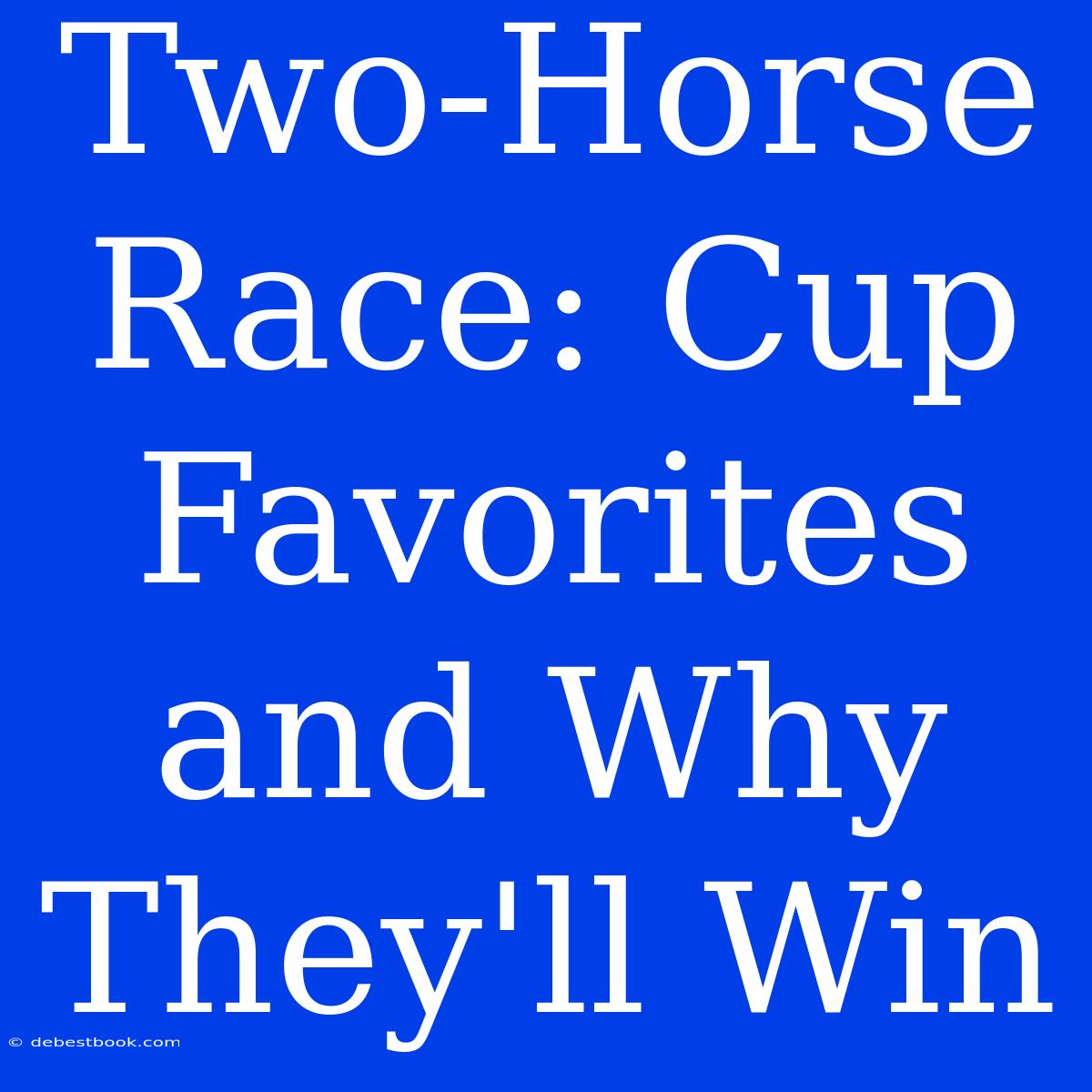 Two-Horse Race: Cup Favorites And Why They'll Win 