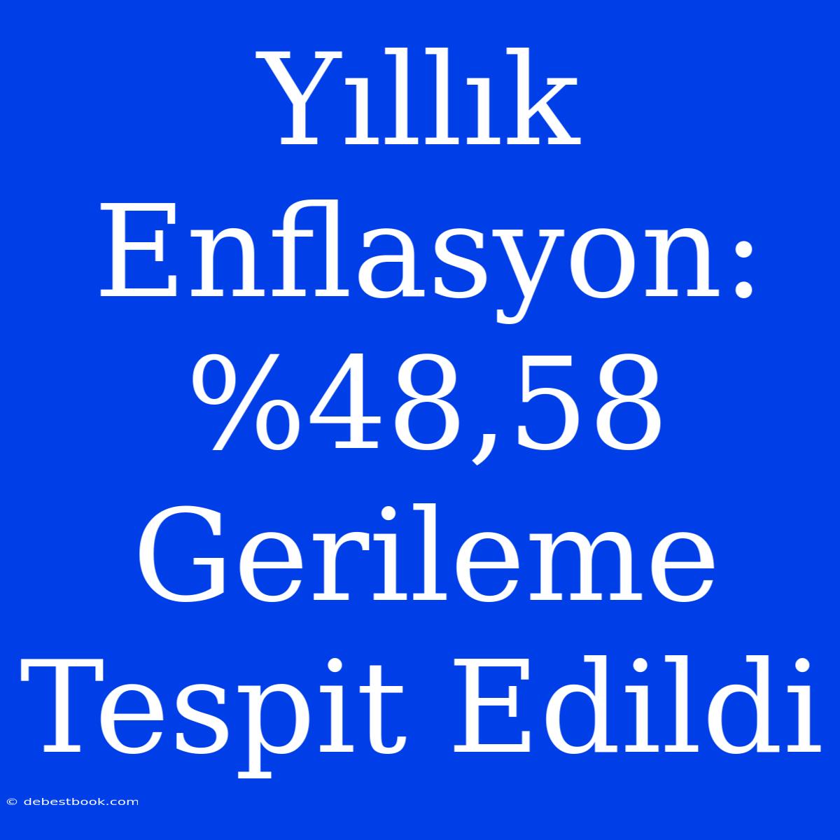 Yıllık Enflasyon: %48,58 Gerileme Tespit Edildi